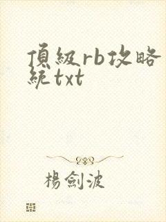 顶级rb攻略系统txt