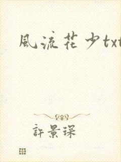 风流花少txt
