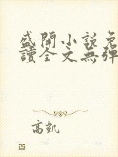 盛开小说免费阅读全文无弹窗