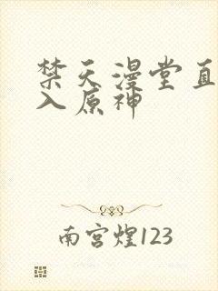 禁天漫堂直接进入原神