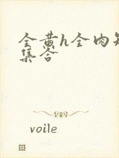 全黄h全肉短篇集合