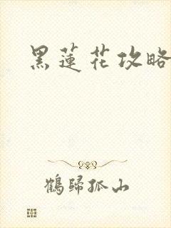 黑莲花攻略手册