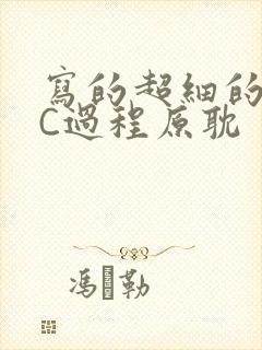 写的超细的多肉C过程原耽