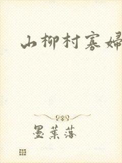 山柳村寡妇情史