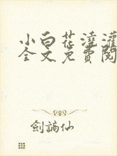 小白花浇灌日常全文免费阅读