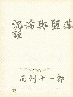 沉沦与堕落的小说