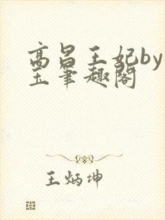 高昌王妃by黛玉笔趣阁