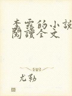 李霖的小说免费阅读全文