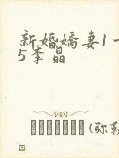 新婚娇妻1一25李晶