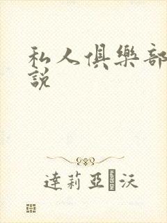 私人俱乐部 小说