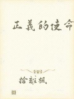 正义的使命小说