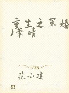 重生之军婚(h)李晴