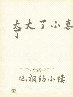 太大了小喜涨死了