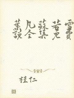 叶凡苏若雪的小说全集免费阅读