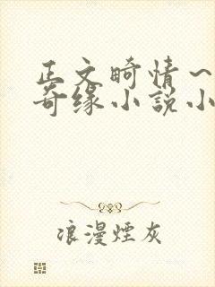 正文畸情～内裤奇缘小说小茹