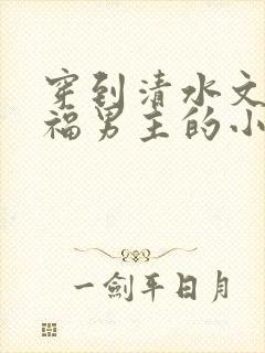 穿到清水文里造福男主的小说