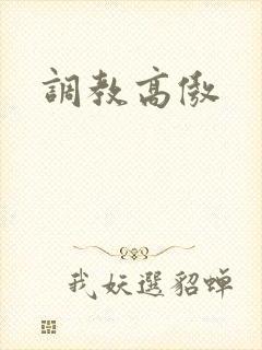 调教高傲