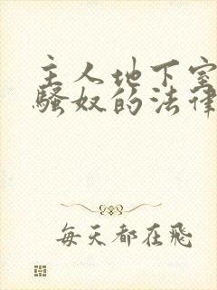 主人地下室惩罚骚奴的法律后果