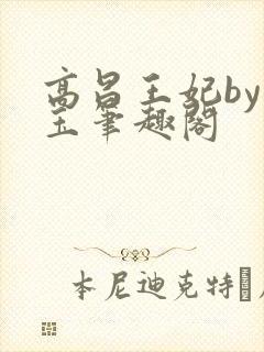 高昌王妃by黛玉笔趣阁