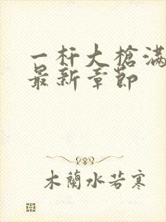 一杆大枪满屋扫最新章节