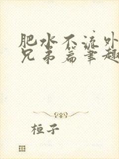 肥水不流外人田兄弟篇笔趣阁小说