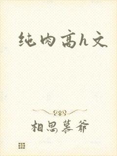 纯肉高h文
