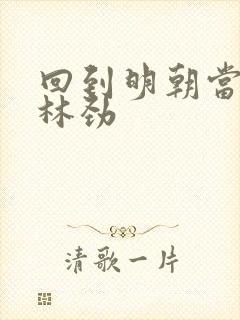 回到明朝当王爷林劲