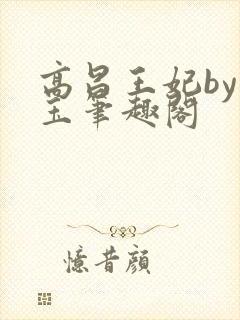 高昌王妃by黛玉笔趣阁