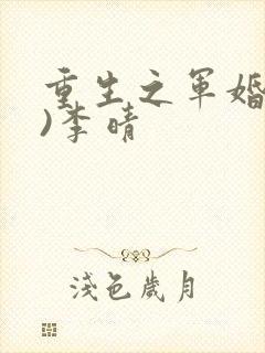 重生之军婚(h)李晴