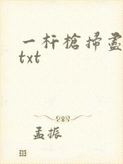一杆枪扫尽全家txt