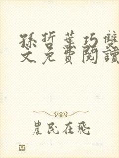 孙哲叶巧双修全文免费阅读笔趣阁