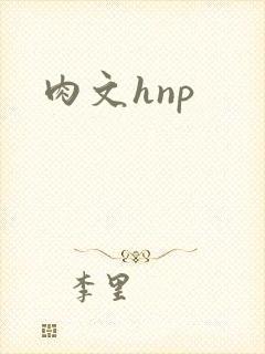肉文hnp
