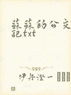 苏苏的公交车日记txt