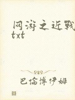 网游之近战法师txt