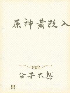 原神黄改入口