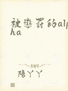 被惩罚的alpha