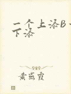 一个上添B一个下添