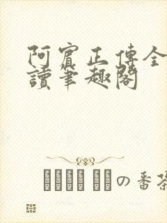 阿宾正传全文阅读笔趣阁