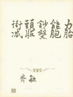 街头钞能力无删减版双胞胎