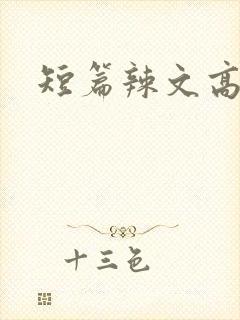 短篇辣文高h