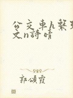 公交车h系列辣文n诗晴