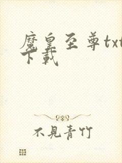 魔皇至尊txt下载