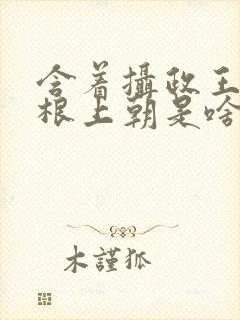 含着摄政王的紫根上朝是啥小说