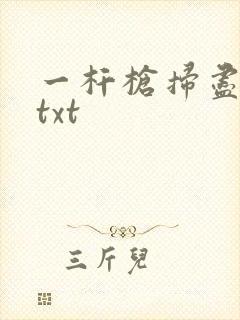 一杆枪扫尽全家txt