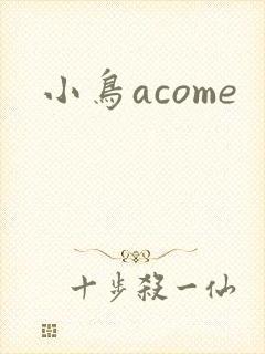 小鸟acome