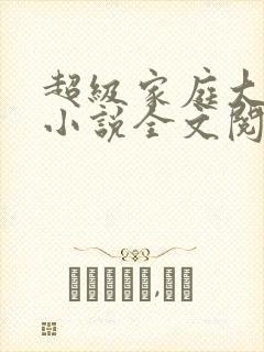 超级家庭大杂烩小说全文阅读