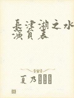 长津湖之水门桥演员表