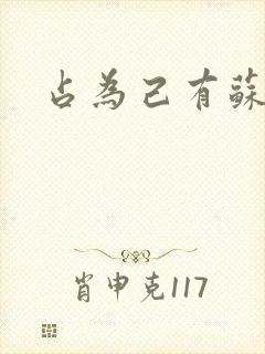 占为己有苏静初