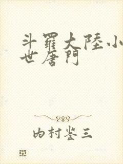 斗罗大陆小说绝世唐门