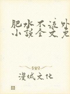 肥水不流外人田小说全文免费阅读1